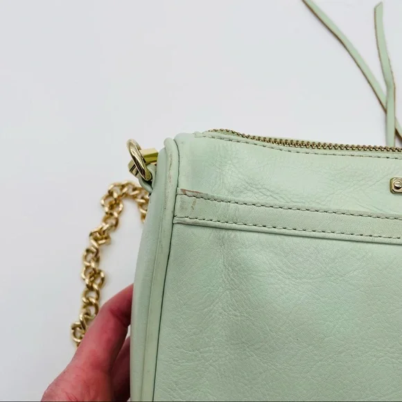 Rebecca Minkoff Mini M.A.C. crossbody bag in mint green - Picture 5 of 10